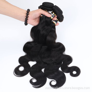 Penjual rambut semulajadi terbaik India Body Body Bundle Unprocessed Virgin 100% Remy Hair Extension Murah Rambut Manusia Bundle